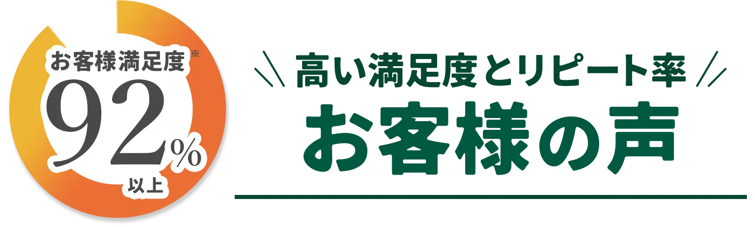 お客様の声